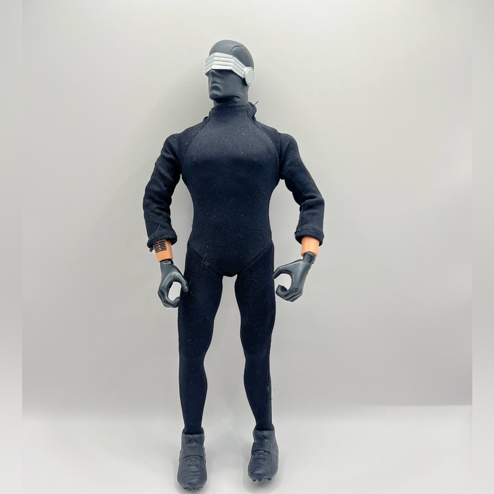 Vintage GI Joe Snake Eyes Action Figure Black Suit Ninja 1996 Hasbro 12 inch